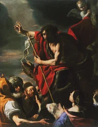 San Giovanni Battista predica